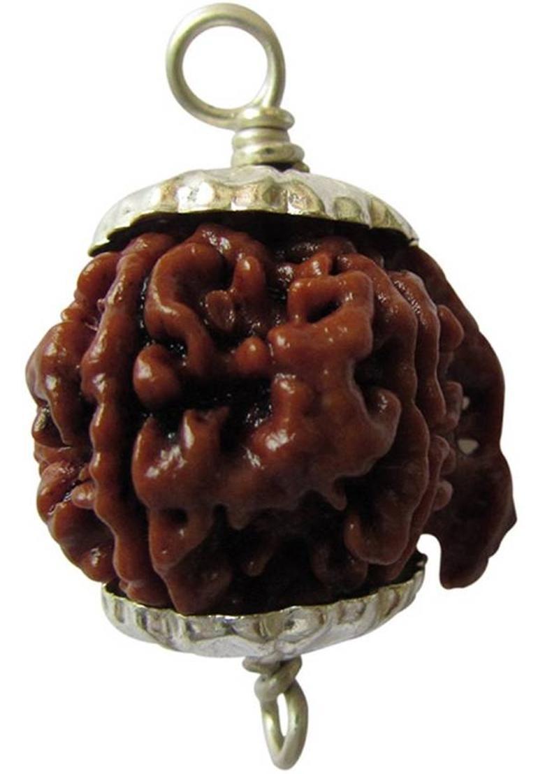 SSG Collections | Ganesh Rudraksha Pendant With Lab Certificate, Nepal Originated Rudraksh | 100% Original & Natural Rudrakash | Wood Pendant - Indya