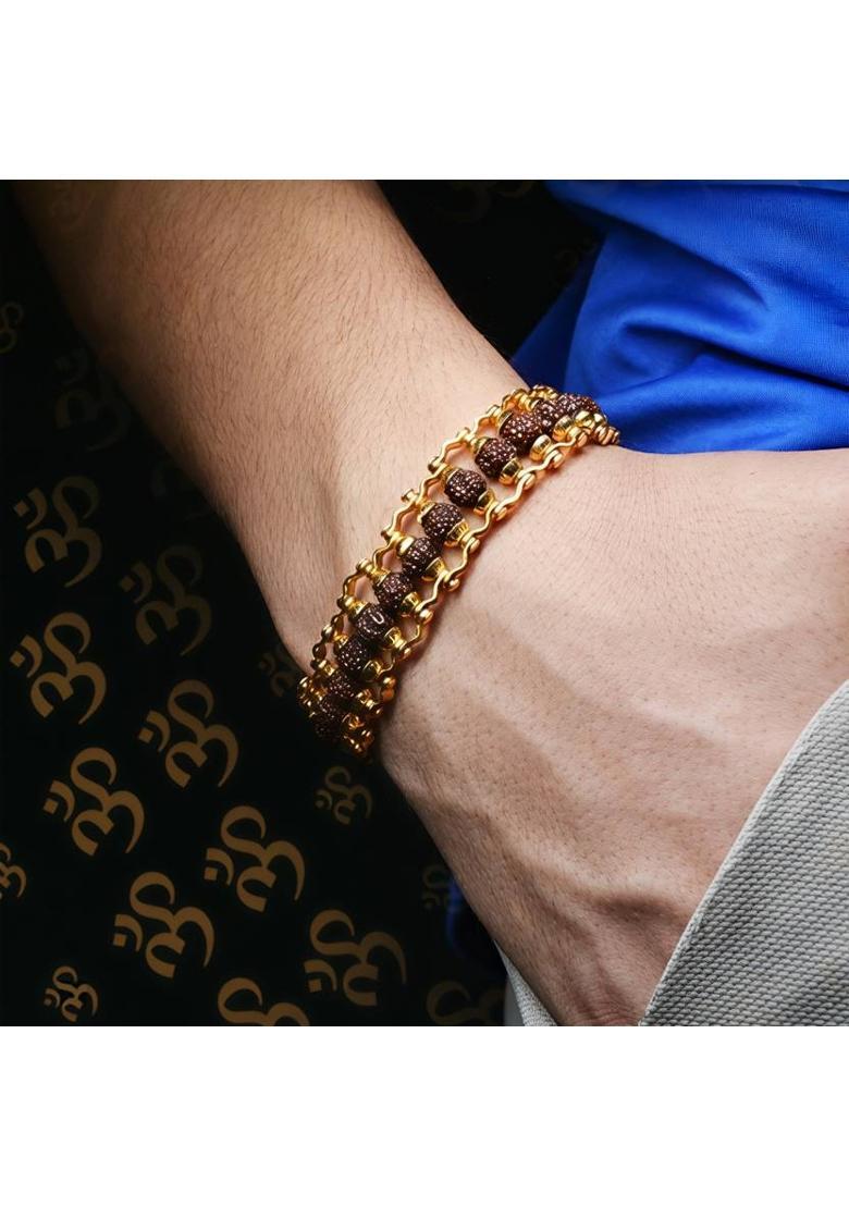 Stainless Steel Beads Bracelet - Indya