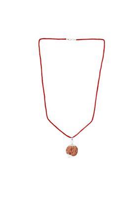 DIVINE HINDU 7 Mukhi Nepali Rudraksha Bead | Lab Certified | Confidence, Health & Protection Wood Pendant