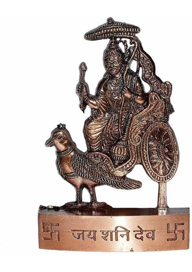 SHRI ASTHA VINAYAK SHANI KAVACH/Yantra for For Health, Wealth, Protection, Prosperity and Success PACK OF 1 Brass Yantra&nbsp;&nbsp;(Pack of 1) - Indya