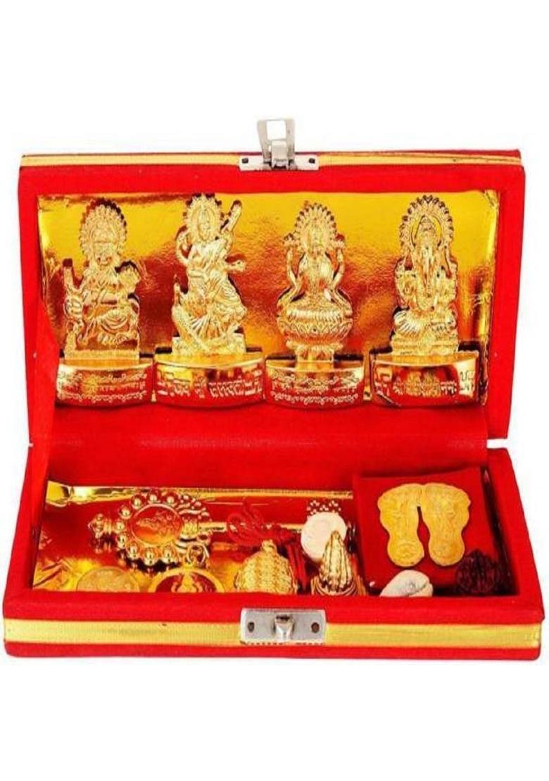 UNICOP Shri Dhan Laxmi- Kuber Bhandari Yantra Brass Yantra Brass Yantra&nbsp;&nbsp;(Pack of 1) - Indya