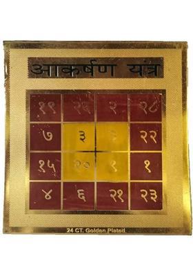 Bhakti Sringar Aakarshan yantra Brass Yantra&nbsp;&nbsp;(Pack of 1)