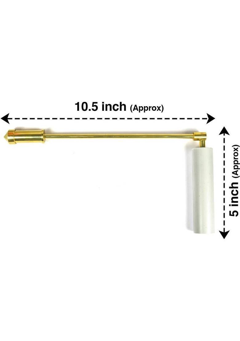 REIKI CRYSTAL PRODUCTS Brass Dowsing L Rods for Water, Ghost, Vastu & Fengshui Brass Yantra&nbsp;&nbsp;(Pack of 2) - Indya