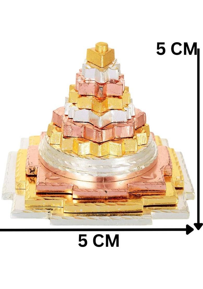 DARIDRA BHANJAN Meru Prustha Shree Yantra, Meru Yantra, Yantra for Pooja Brass Yantra&nbsp;&nbsp;(Pack of 1) - Indya
