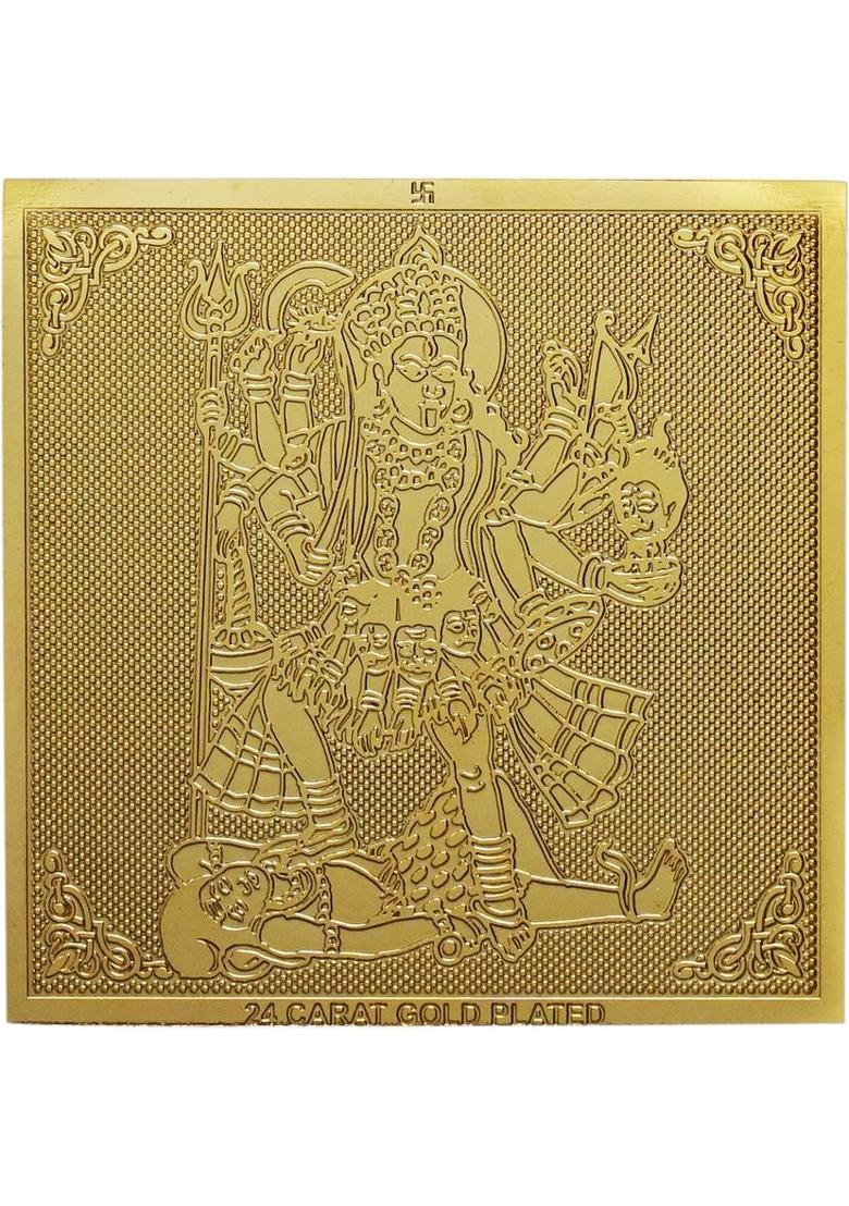 Rudra Centre Shree Mahakali Yantra - Pocket Size Copper Yantra&nbsp;&nbsp;(Pack of 1) - Indya