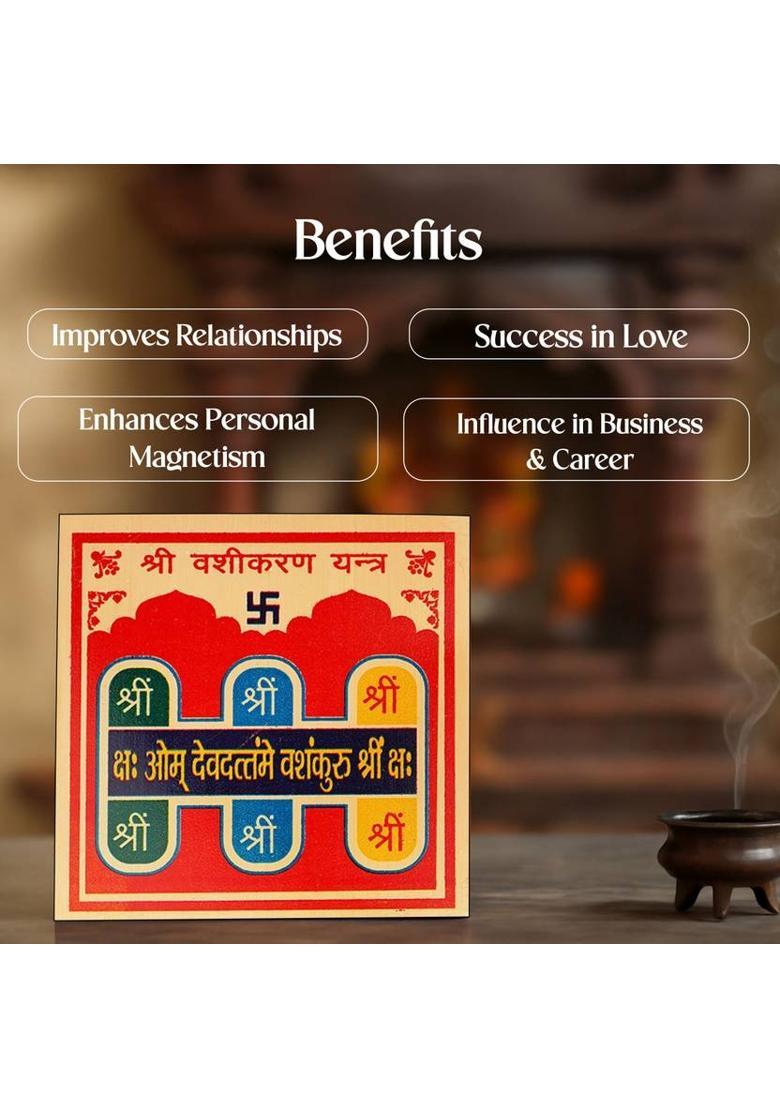 GEMSMANTRA Vashikaran Yantra Plated Yantra - Indya