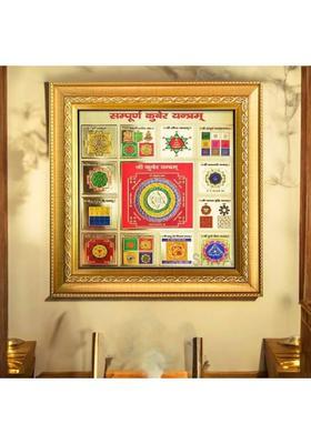 Aanshi shoppe Quality Sampoorna Kuber_Rss_Hd182 Brass Yantra&nbsp;&nbsp;(Pack of 1)