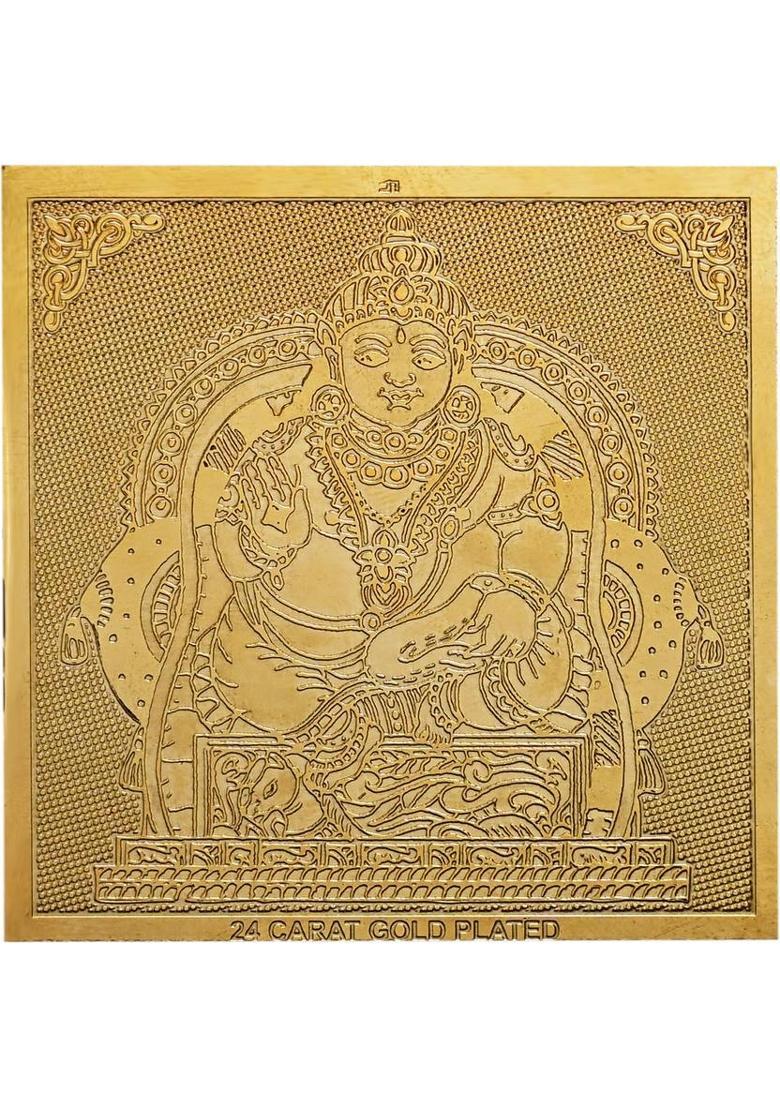 Rudra Centre Shree Kailash Dhan Raksha Yantra - Pocket Size Copper Yantra&nbsp;&nbsp;(Pack of 1) - Indya