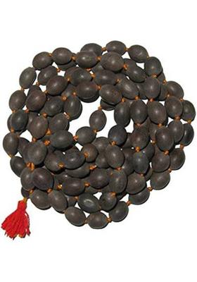 MORMUKUT Natural Kamalgatta Pooja Mala, Lakshmi Pooja Mala (Lotus Seeds), Kamal Gatta Mala for pooja Beads Wood Necklace Stoneware Yantra&nbsp;&nbsp;(Pack of 1)