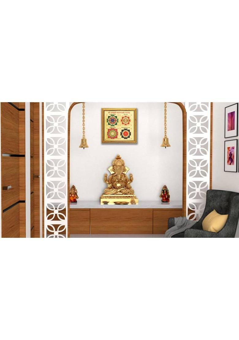 AG CRAFTS TM Shree sampurna mahalaxmi yantra Wooden Yantra&nbsp;&nbsp;(Pack of 1) - Indya