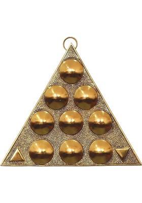 BHAGYA G Vastu Navgrah Yantram Sampoorna Navgraha Triangle Yantra for Vastu Dosh Nivaran Plated Yantra&nbsp;&nbsp;(Pack of 1)