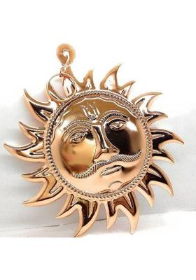 KANISHQ RELIGIOUS IDOL BROWN COLOUR SUN/SURYA FACE 20 CM Brass Yantra&nbsp;&nbsp;(Pack of 1)