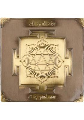 Rudra Centre Durga Brass Yantra&nbsp;&nbsp;(Pack of 1)