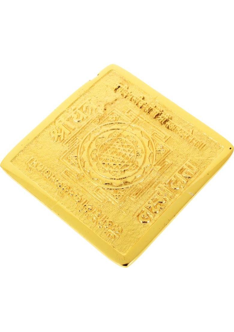 Kesar Zems Brass Yantra&nbsp;&nbsp;(Pack of 1) - Indya