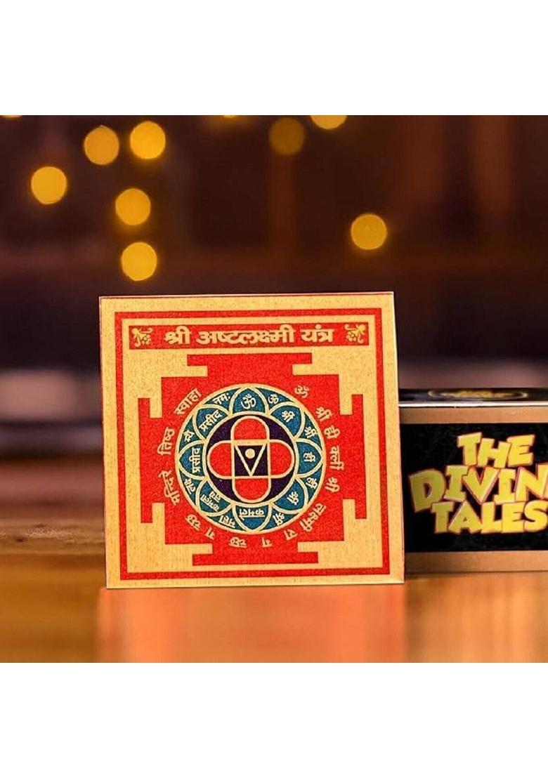 Deal Tree Sampoorna Shree AshtLaxmi Yantra Gold, Plated Yantra&nbsp;&nbsp;(Pack of 1) - Indya