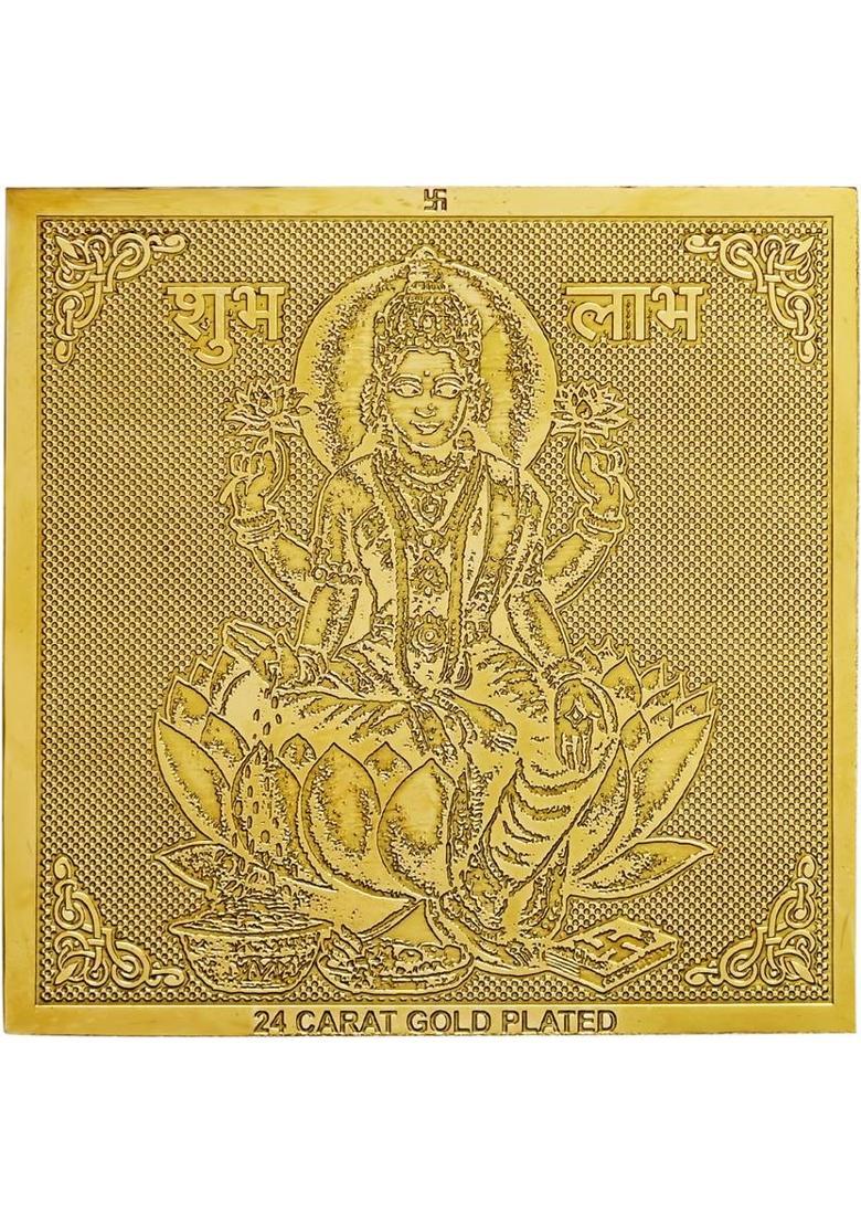 Rudra Centre Shree Vaibhav Lakshmi Yantra - Pocket Size Copper Yantra&nbsp;&nbsp;(Pack of 1) - Indya