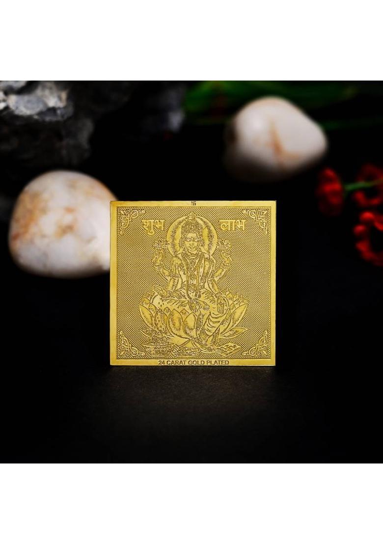 Rudra Centre Shree Vaibhav Lakshmi Yantra - Pocket Size Copper Yantra&nbsp;&nbsp;(Pack of 1) - Indya