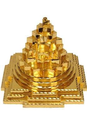 Crafting Bear Brass Meru Shree/Shri Yantram for Diwali/Lakshmi Pooja Brass Yantra (Pack of 1) Brass Yantra&nbsp;&nbsp;(Pack of 1)