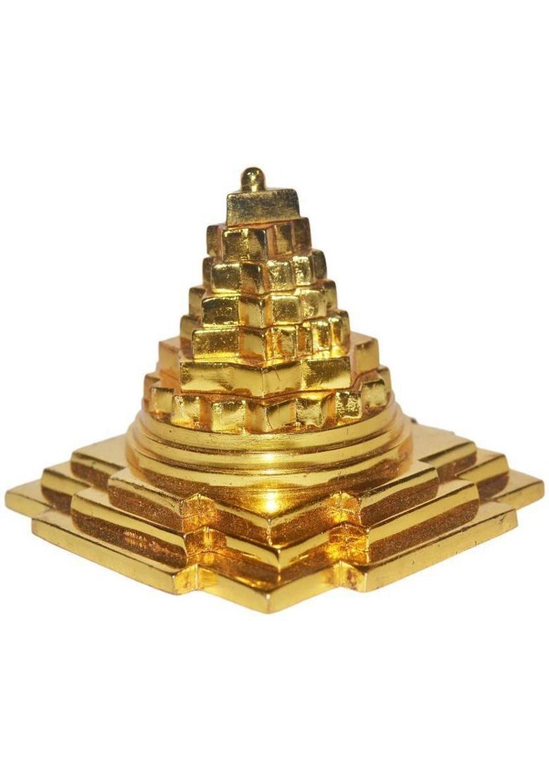 Crafting Bear Brass Meru Shree/Shri Yantram for Diwali/Lakshmi Pooja Brass Yantra (Pack of 1) Brass Yantra&nbsp;&nbsp;(Pack of 1) - Indya