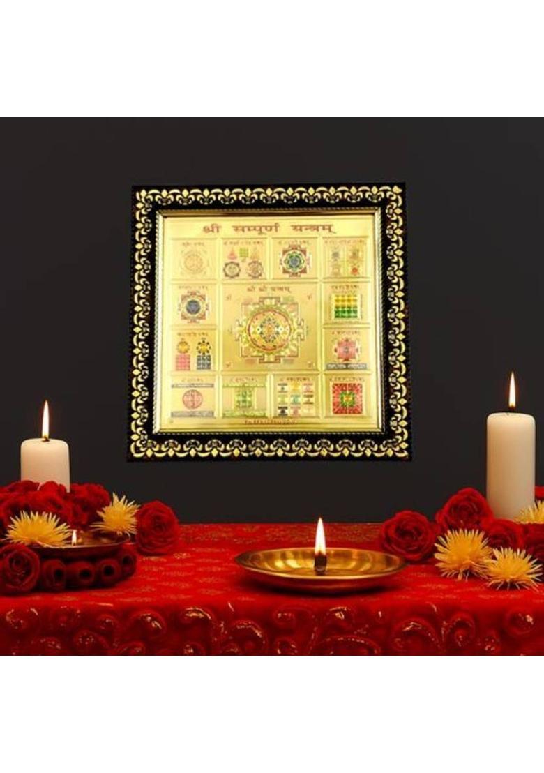 Phila Hub Wooden Yantra&nbsp;&nbsp;(Pack of 1) - Indya