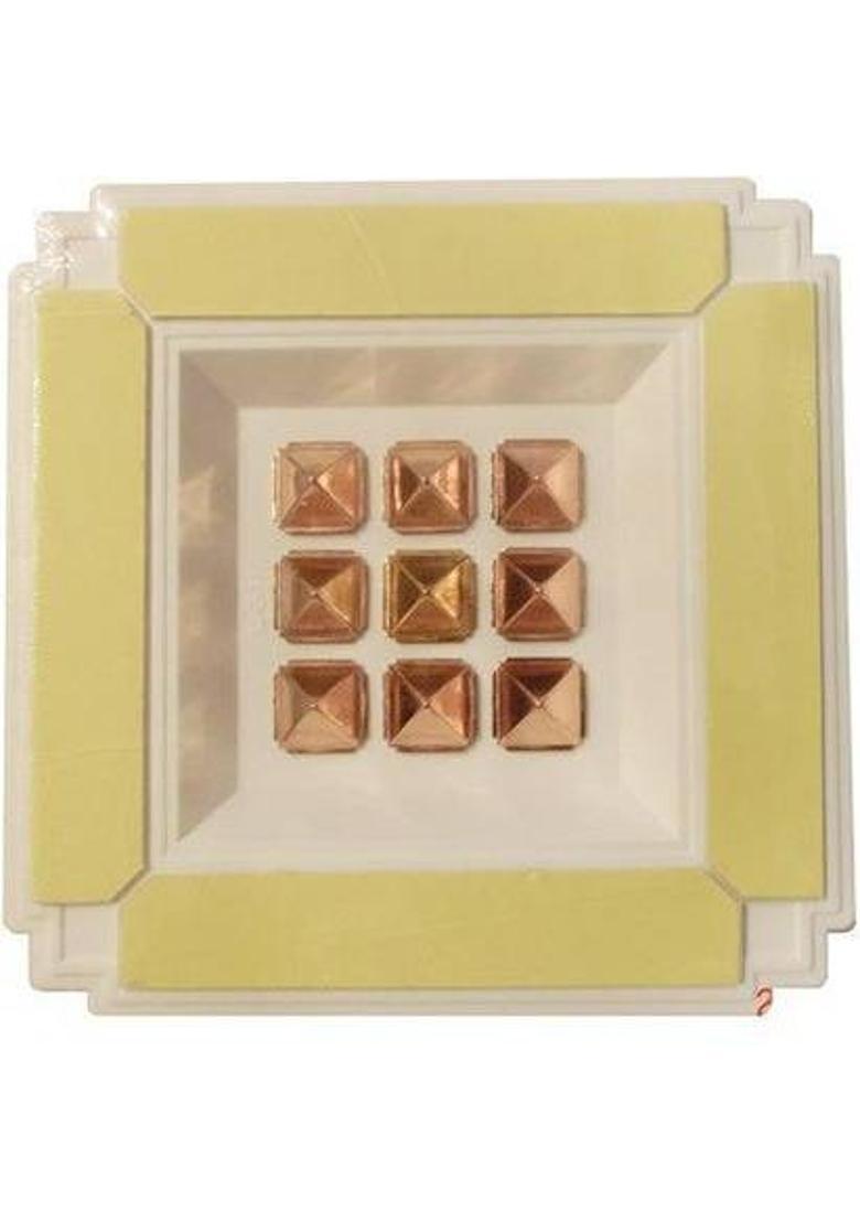 Astro Devam Plastic, Copper Yantra&nbsp;&nbsp;(Pack of 1) - Indya
