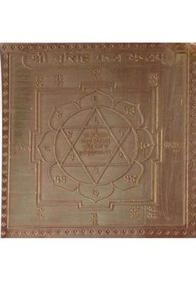 mnaonline Shri Narsingh Mantra Yantra / Lord Vishnu Avtar Lord Narsingh Yantra Copper Yantra&nbsp;&nbsp;(Pack of 1)