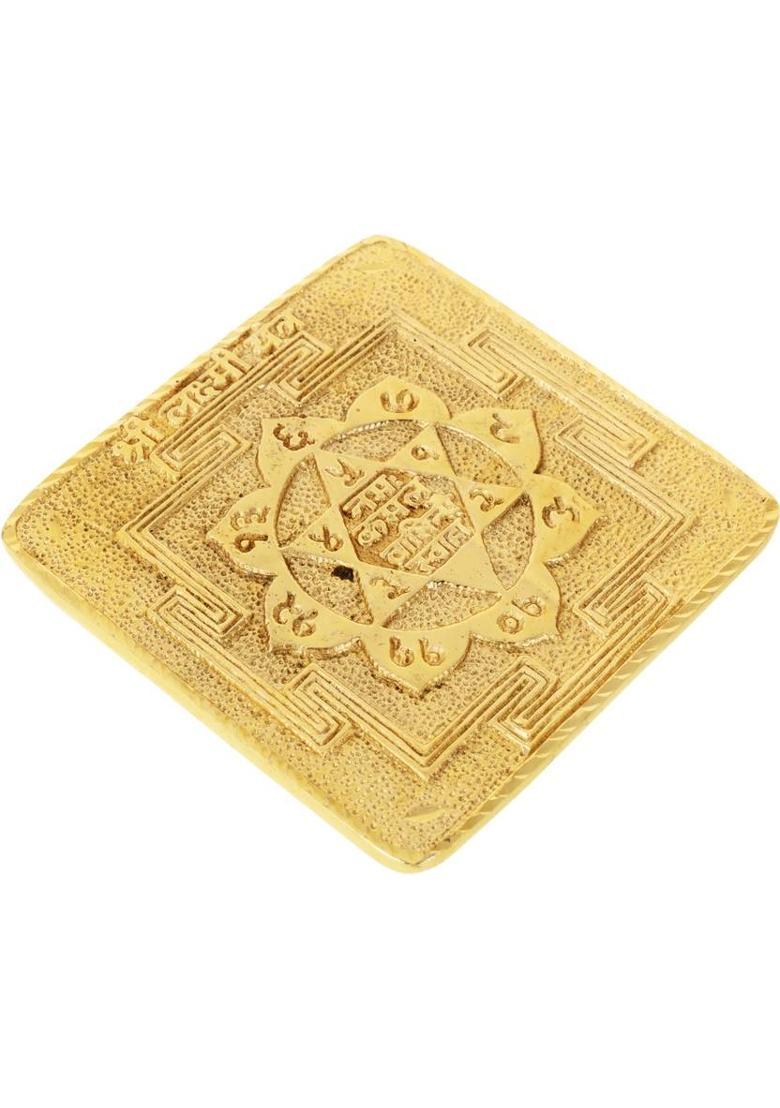 Kesar Zems Brass Yantra&nbsp;&nbsp;(Pack of 1) - Indya