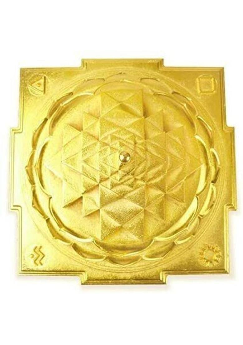 sanskaari shree Laxmi yantra Brass Yantra,Shree Sri Yantram,Metal Shree Yantra Meru Yantra Cast Iron Yantra&nbsp;&nbsp;(Pack of 1) - Indya