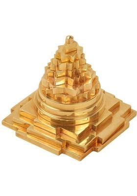 sanskaari Shri Laxmi gemstone gomti yantra wealth pyramid Yantra, Lakshmi Kuber Yantra Brass Yantra&nbsp;&nbsp;(Pack of 1)