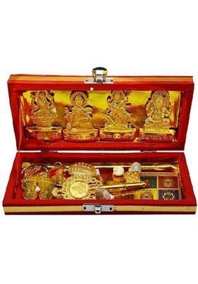 Shree Ganesh Shri Dhan Kuber Lakshmi Yantra Brass Yantra Copper Yantra
