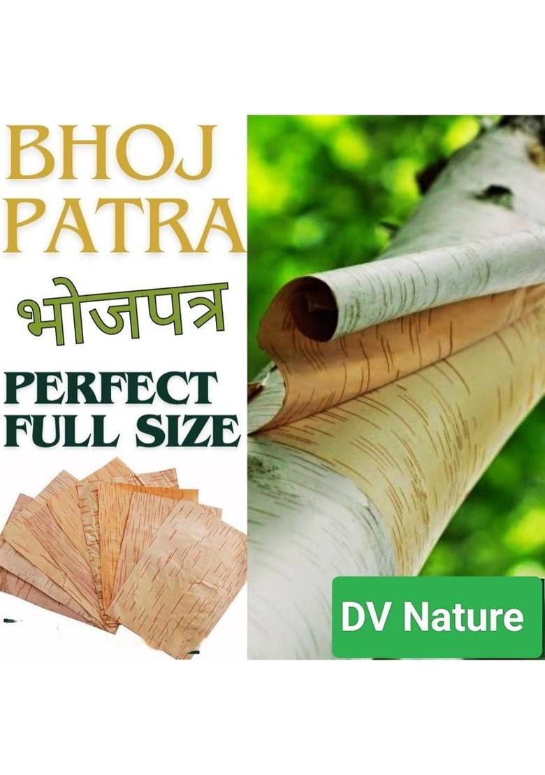 DV Nature Original bhojpatra 5 sheet, bhojpatra wooden yantra & mantra, bhoj patra leaf Wooden Yantra&nbsp;&nbsp;(Pack of 5) - Indya