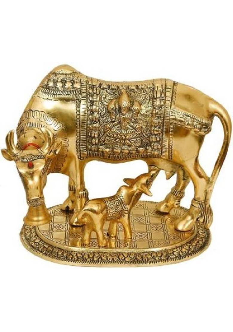 DARIDRA BHANJAN Golden Brass Meru Shree Yantra, Best for Gifting Brass Yantra&nbsp;&nbsp;(Pack of 1) - Indya