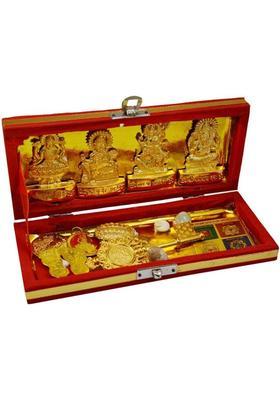 GCMR Shree Dhan Laxmi Kuber Bhandari Yantra Brass Yantra