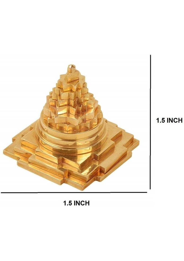 BUY N RELAX (Mix Metal) Laxmi Meru Shree Yantra Meru Shiv Yantra,Ashta dhatu Meru Brass Yantra&nbsp;&nbsp;(Pack of 1) - Indya