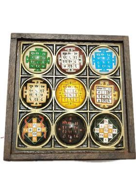 Aanshi shoppe Wooden Yantra&nbsp;&nbsp;(Pack of 1)