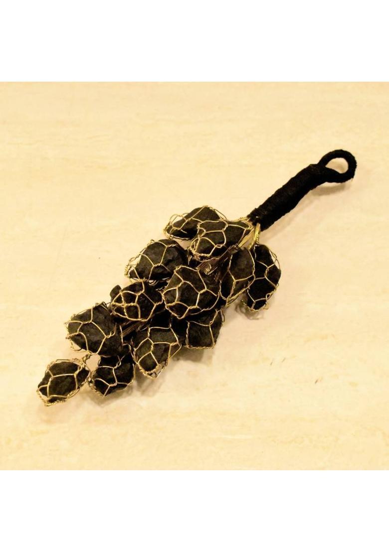 faynci Kumbh Rashi Astadhatu Brass Yantra Locket / AQUARIUS Zodiac Sheild Yantra with Cotton Dori Brass, Cotton Yantra&nbsp;&nbsp;(Pack of 1) - Indya