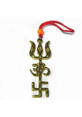 numeroastro Tri Shakti Yantra In Ashtadhatu (Pack Of 1) Brass Yantra&nbsp;&nbsp;(Pack of 1)