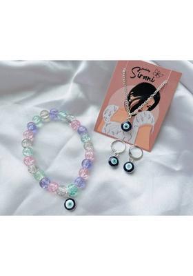 Alloy Silver Silver Jewel Set&nbsp;&nbsp;(Pack of 1)