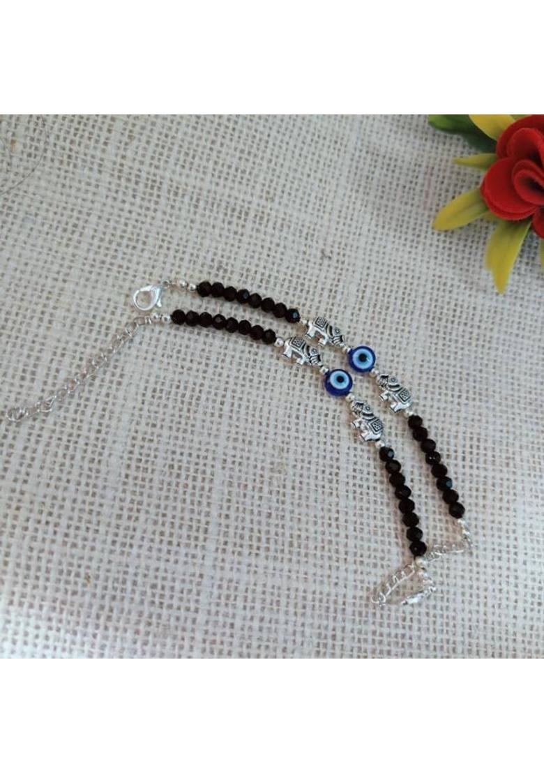 Metal, Alloy Charm Bracelet&nbsp;&nbsp;(Pack of 2) - Indya