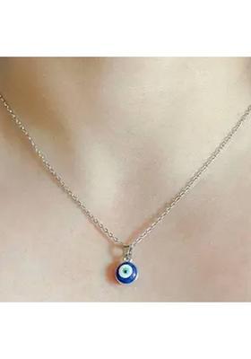 Maatrachaaya Piyush Enterprises Stylish Silver Plated Evil Eye Pendants Sterling Silver Alloy Pendant