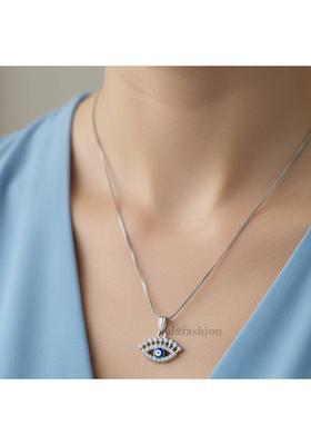 D2Fashion Tranquil Aura Evil Eye Pendant Sterling Silver Alloy Pendant
