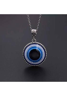 Oscar Enterprises Exclusive Silver Evil Eye Design Chain Pendant Artificial Jewelry Stainless Steel Pendant