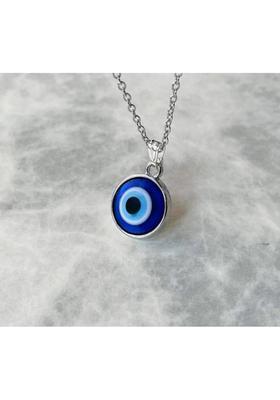 Jagsun Evil Protection Stone Evil Eye Stone Pendant For Women Sterling Silver, Rhodium Cubic Zirconia Stainless Steel, Stone Pendant