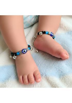 Nazariya Ghungroo Baby Anklet Alloy Anklet&nbsp;&nbsp;(Pack of 2)