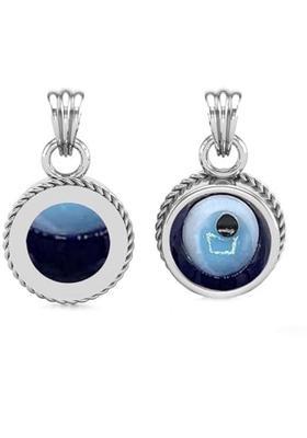 APSLOOSE 13.25 Ratti 12.25 Crt Original Turkish Nazariya Natural Blue Evil Eye Pendants Silver Brass Locket