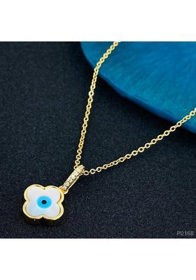 ZIVOM Clover Gold-plated Mother of Pearl Copper Pendant Set