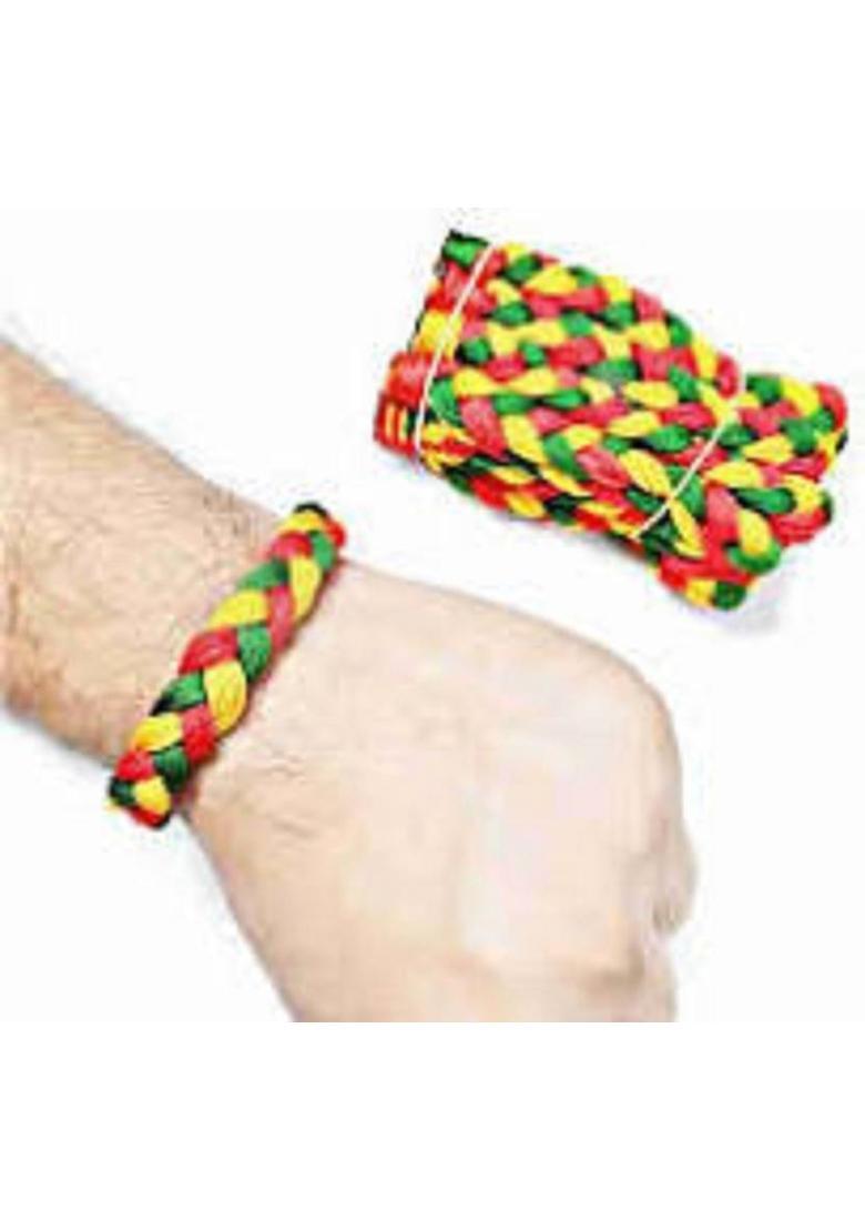 Fabric Bracelet&nbsp;&nbsp;(Pack of 10) - Indya