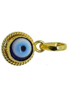 APSLOOSE 9.25 Ratti 8.55 Carat Original Turkish Nazariya Natural Blue Evil Eye Pendants Gold-plated Brass Locket