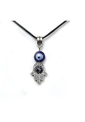 AIR9999 Evil Eye Hamsa God Hand Protection Metal Multicolor Pendant For Men And Women Metal, Crystal Pendant