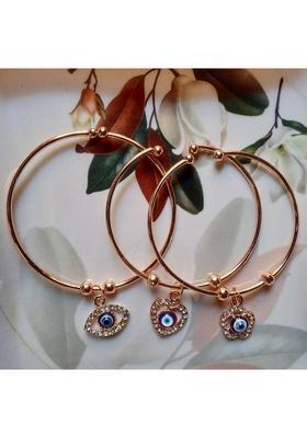 Alloy Diamond Bracelet Set&nbsp;&nbsp;(Pack of 3)